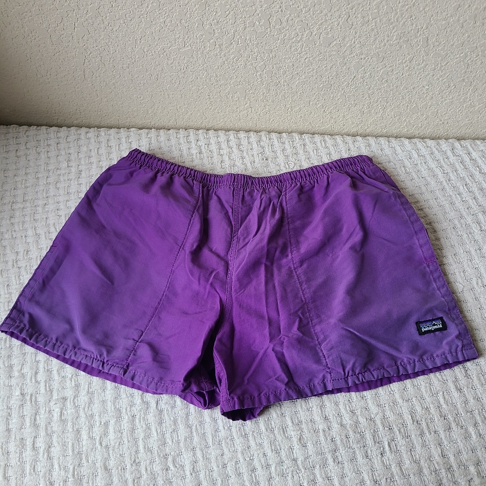 Patagonia Purple Athletic Swim Shorts Kid's Size 10